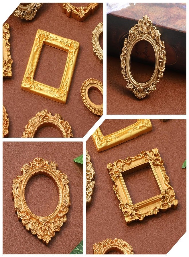 سكويشي إطار صور صغير مرن مكون من 9 قطع، إطار صور عتيق، إطارات صغيرة من الراتنج لتزيين المنزل، مشاريع يدوية، زينة حفلات، دعائم تصوير، تعليق على الحائط، عرض مجوهرات - Image 4